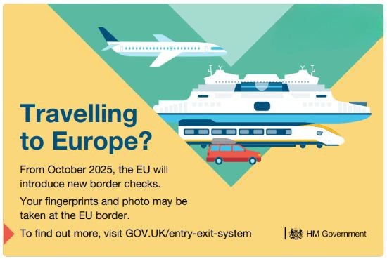 Travelling to Europe by air, sea or land – new EU border checks apply
